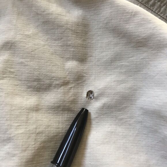 Simms Fishing COR3 Men's LARGE L/S Vented Button Down Guide Beige Shirt *flaw - Picture 13 of 16